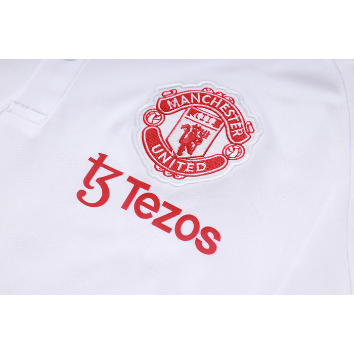 Camiseta Polo del Manchester United 2023-24 Blanco - Haga un click en la imagen para cerrar